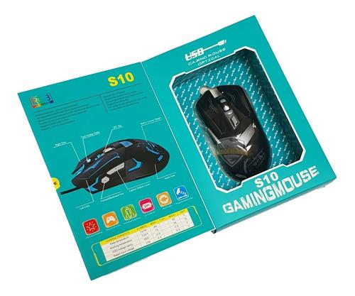 Mouse Gamer Usb Weibo S10 Gaming 6 Botones Rgb 3200dpi 6d